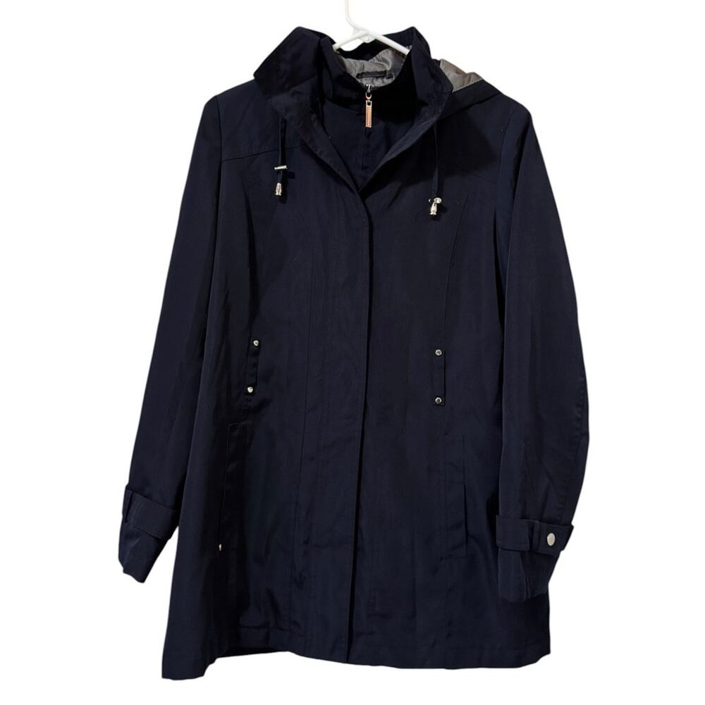 Croft and Barrow Women Size Small Hooded Coat Jacket Lined Full Zip Pockets